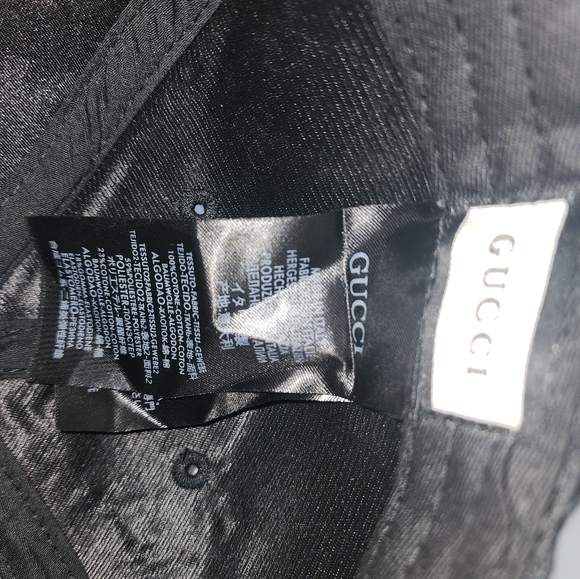 Black and Gold Cap (Adjustable) - Picture 3 of 4